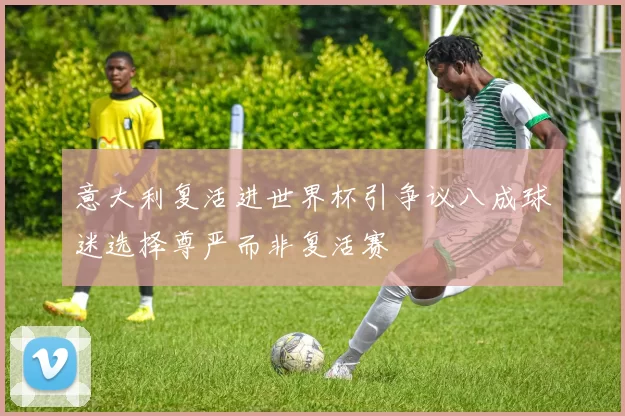 意大利复活进世界杯引争议八成球迷选择尊严而非复活赛